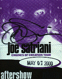 After Show Pass Autographed by Joe